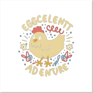 Chicken adventure Posters and Art